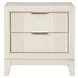 Isadore Antique White Panel Bedroom Set with LED Light