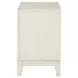 Isadore Antique White Panel Bedroom Set with LED Light