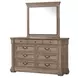 Sheringham Weathered Gray 9 Drawer Dresser