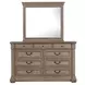 Sheringham Weathered Gray 9 Drawer Dresser
