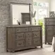 Huddersfield Dark Walnut 9 Drawer Dresser