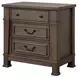 Huddersfield Dark Walnut Panel Bedroom Set