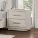 Wellingborough Light Gray Storage Panel Bedroom Set with LED Light