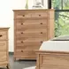 Mchenry Natural Oak 5 Drawer Chest