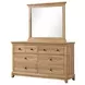 Mchenry Natural Oak 6 Drawer Dresser