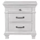 Swanley Weathered Gray 3 Drawer Nightstand