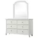 Whitehaven Antique White 6 Drawer Dresser