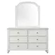 Whitehaven Antique White 6 Drawer Dresser