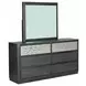Sterling West Ash Gray 6 Drawer Dresser