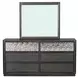 Sterling West Ash Gray 6 Drawer Dresser
