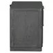 Sterling West Ash Gray 2 Drawer Nightstand with USB Charging