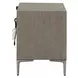 Bashford Natural Oak 2 Drawer Nightstand with USB Charging