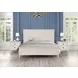 Altamira White King Panel Bed