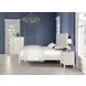 Altamira White King Panel Bed