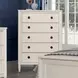 Altamira White 5 Drawer Chest