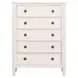 Altamira White 5 Drawer Chest