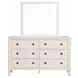 Altamira White Panel Bedroom Set
