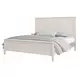 Altamira White King Panel Bed