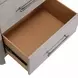 Fareham Oak 2 Drawer Nightstand with USB Charging