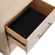 Fareham Oak 2 Drawer Nightstand with USB Charging