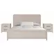 Belize Natural Oak King Panel Bed