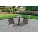 Niambi Gray Outdoor Rectangular Patio Table