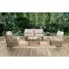 Johari Beige Outdoor Bench