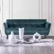 Civellutino Teal 80" Sofa