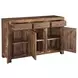 Acres Brownstone 3 Door Sideboard