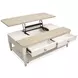 Whisperbay Sea Pearl and Driftwood Rectangular Lift Top Occassional Table Set