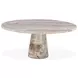 Giza Beige Round Marble Cocktail Table