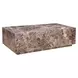 Giza Dark Emperador Rectangular Marble Top Coffee Table