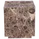 Giza Dark Emperador Square Marble Top Side Table