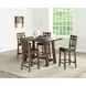 Saranac Brown 5 Piece Dining Set