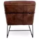 Melbourne Antique Whiskey Leather Accent Chair