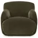 Stevie Cedar Green Upholstered Lounge Chair