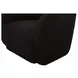 Faye Black Upholstered Accent Chair
