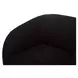 Faye Black Upholstered Accent Chair