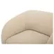 Faye Beige Upholstered Accent Chair