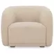 Faye Beige Upholstered Accent Chair