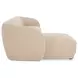Faye Beige 2 Piece Modular LAF Sectional