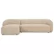 Faye Beige 2 Piece Modular LAF Sectional
