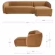 Faye Tan 2 Piece Modular RAF Sectional