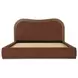 Camilla Chestnut Queen Upholstered Platform Bed