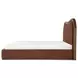 Camilla Chestnut Queen Upholstered Platform Bed