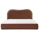 Camilla Chestnut Queen Upholstered Platform Bed