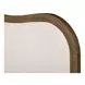Camilla Oat and Brown Queen Upholstered Panel Bed