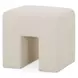 Aidy Oat Upholstered Stool
