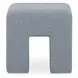 Aidy Light Blue Upholstered Stool
