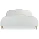 Jacqueline Cream King Upholstered Panel Bed